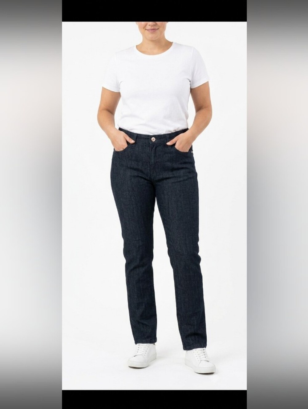 Classic Straight Women's Jeans - Dark Indigo Sz12